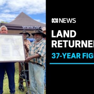 37-year fight sees land finally handed back to traditional owners near Tennant Creek | ABC News