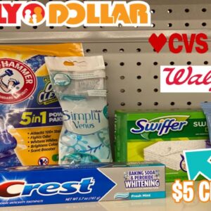 Mid-Week Savings | $5 Challenge At Family Dollar | CVS & Walgreens 2nd Haul | Meek’s Coupon Life