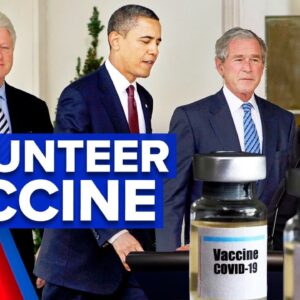Coronavirus: Biden and former Presidents volunteer for vaccine publicly | 9 News Australia