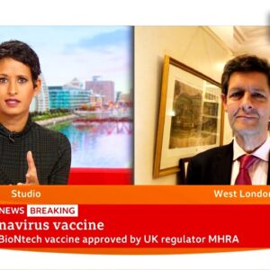 UK first country to approve coronavirus vaccine for widespread use 🔴 @BBC News live - BBC