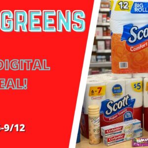 Walgreens | 9/6-9/12 | Easy ALL DIGITAL Deal | Free + MM Shave Gel, Cheap Scott | Meek’s Coupon Life