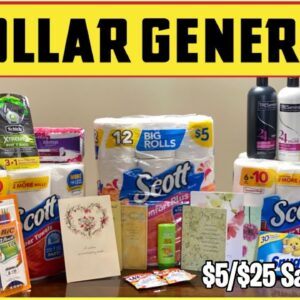 Dollar General | $5/$25 Savings | Paper Products & More! | Breakdowns Included! | Meek’s Coupon Life