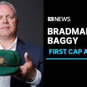 Cricket great Sir Donald Bradman's first baggy green cap up for auction in Adelaide. | ABC News