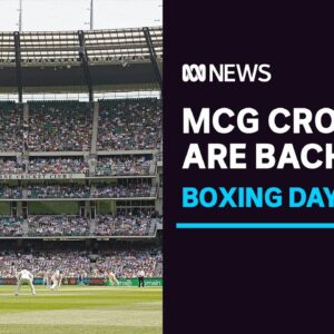 Thousands stand in Melbourne line, not for a COVID test but a cricket test | ABC News