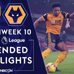 Arsenal v. Wolves | PREMIER LEAGUE HIGHLIGHTS | 11/29/2020 | NBC Sports
