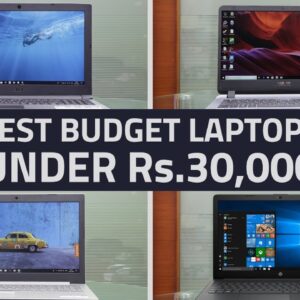 Best Budget Laptops Under Rs. 30,000 in India
