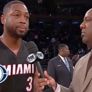 Gabrielle Union videobombs Dwyane Wade: 'Good for an old geezer' - Miami Heat at New York Knicks