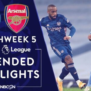 Manchester City v. Arsenal | PREMIER LEAGUE HIGHLIGHTS | 10/17/2020 | NBC Sports