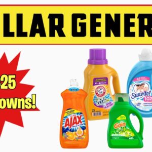 Dollar General | (5) $5/$25 Breakdowns | 8/22 ONLY! | Meek’s Coupon Life