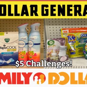 Dollar General & Family Dollar $5 Challenge | Breakdowns Included! | MCL