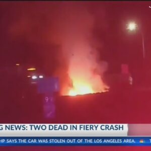 At least two dead following fiery crash that stemmed from a police pursuit