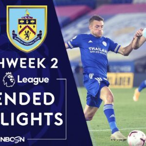 Leicester City v. Burnley | PREMIER LEAGUE HIGHLIGHTS | 9/20/2020 | NBC Sports