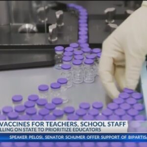 Officials calling on state to prioritize educators for COVID-19 vaccines