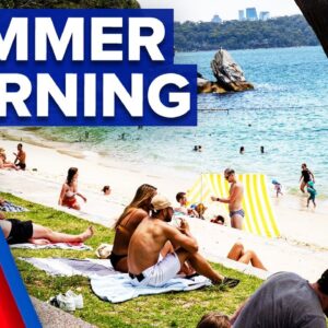 First day of summer brought intense heat | 9 News Australia
