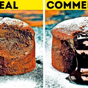 FOOD IN COMMERCIALS VS. IN REAL LIFE || 24 ADS TRICKS