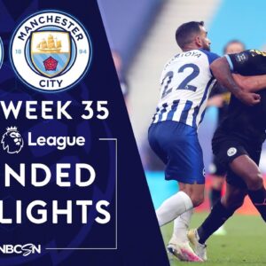 Brighton v. Manchester City | PREMIER LEAGUE HIGHLIGHTS | 7/11/2020 | NBC Sports