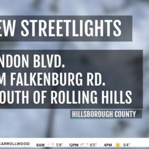Hillsborough County roads getting new LED streetlights