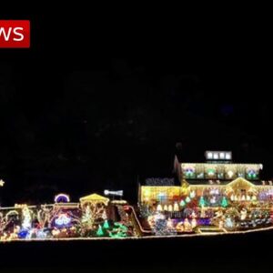 The largest residential Christmas lights display in the UK brings festive cheer in Cumbria