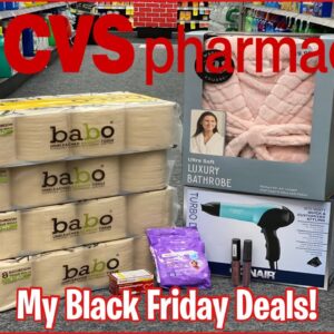 CVS | My Black Friday Deals! | Finally Found Babo Tissue | Giveaway Winner! | Meek’s Coupon Life