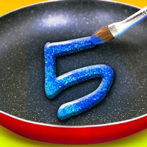 Stunning GLITTER Art to Brighten Your Life || Spray Painting Ideas by 5-Minute DECOR!