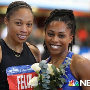 Javianne Oliver takes 60m by just .03 at 2020 Millrose Games; Allyson Felix 6th | NBC Sports