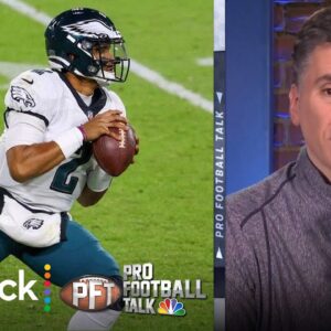 Jalen Hurts' college experience helps Philadelphia Eagles | Pro Football Talk | NBC Sports