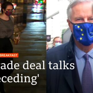 Brexit: ‘Breakthrough still possible’ as UK-EU trade talks resume 🔴 @BBC News live - BBC