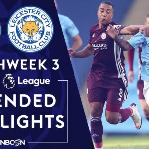 Manchester City v. Leicester City | PREMIER LEAGUE HIGHLIGHTS | 9/27/2020 | NBC Sports