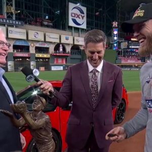 Stephen Strasburg wins the 2019 World Series MVP Trophy | FOX MLB
