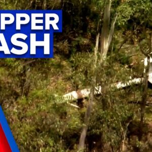Trainee pilot and instructor killed in chopper crash | 9 News Australia