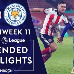 Sheffield United v. Leicester City | PREMIER LEAGUE HIGHLIGHTS | 12/6/2020 | NBC Sports