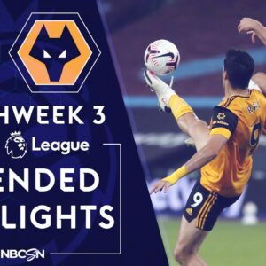West Ham v. Wolves | PREMIER LEAGUE HIGHLIGHTS | 9/27/2020 | NBC Sports