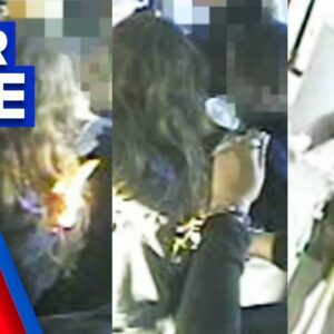 Woman sets schoolgirl’s hair on fire in random attack | 9 News Australia