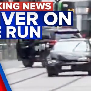Car tears down Melbourne's Bourke Street mall, terrifying pedestrians | 9 News Australia
