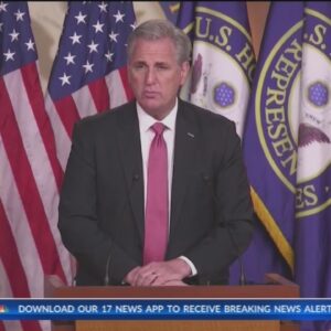 McCarthy defends former Pres. Trump, says he did not provoke capitol riot