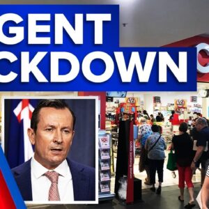 Coronavirus: Perth to enter strict COVID lockdown | 9 News Australia