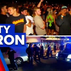 Coronavirus: Police shut down Byron ‘party town’ Bay | 9 News Australia