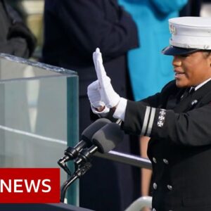 The story behind the US inauguration's sign language Pledge of Allegiance - BBC News