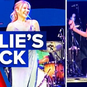 Kylie Minogue surprises fans in Mallacoota | 9 News Australia