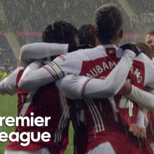 Bukayo Saka completes quickfire Arsenal double against West Brom | Premier League | NBC Sports