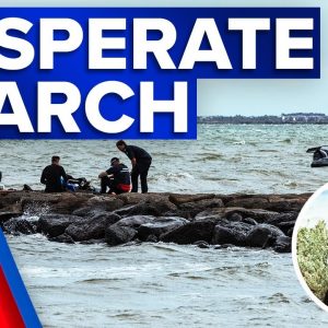 Search underway for teenager at Altona Beach | 9 News Australia