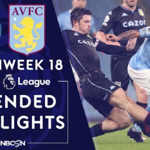 Manchester City v. Aston Villa | PREMIER LEAGUE HIGHLIGHTS | 1/20/2021 | NBC Sports