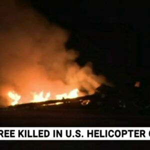 Three US National Guard members killed in helicopter crash