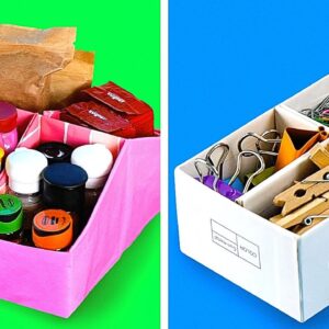 26 CARDBOARD BOXES IDEAS you need to have at home