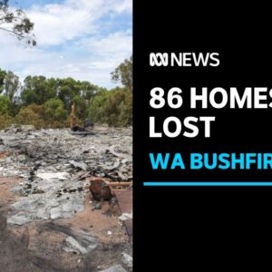 Perth Hills bushfire emergency warning zone shrinks as number of homes lost reaches 86 | ABC News