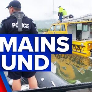 Human remains found during fisherman search | 9 News Australia