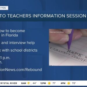 Troops to teachers information session Wednesday
