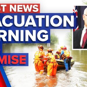 Hawkesbury River evacuation warning, Scott Morrison calls for attitudes to change |9 News Australia