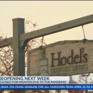 Hodel’s Country Dining reopening next week