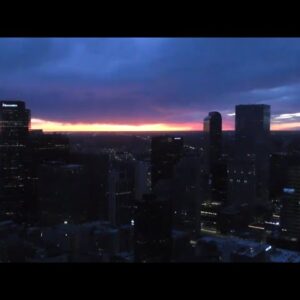 March sunrise in the Mile High City